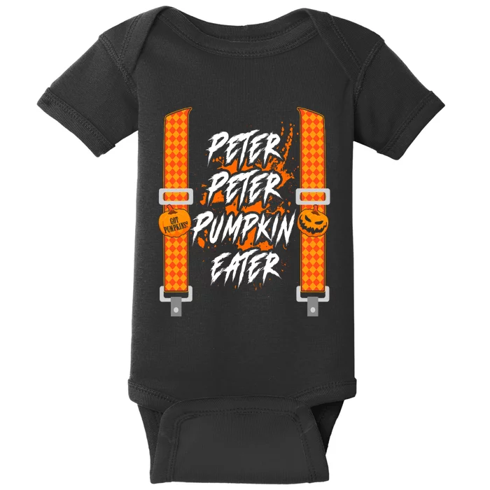 Peter Pumpkin Eater Halloween Costume Couple Baby Bodysuit