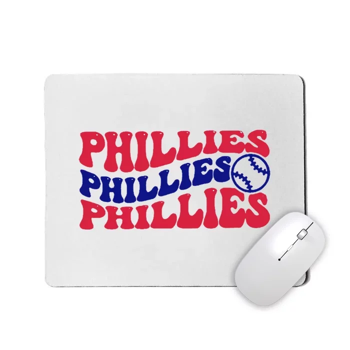 Philadelphia Phillies Est 1883 Baseball Lover Trending For Baseball Lover Mousepad