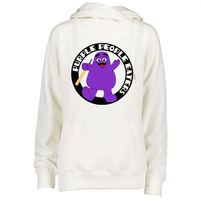 Purple People Eaters Softball Team Denver Church Merch Womens Funnel Neck Pullover Hood