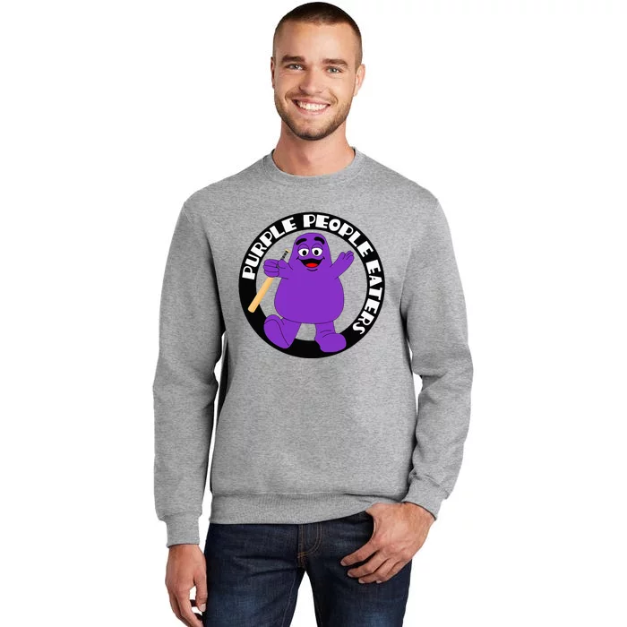 Purple People Eaters Softball Team Denver Church Merch Tall Sweatshirt