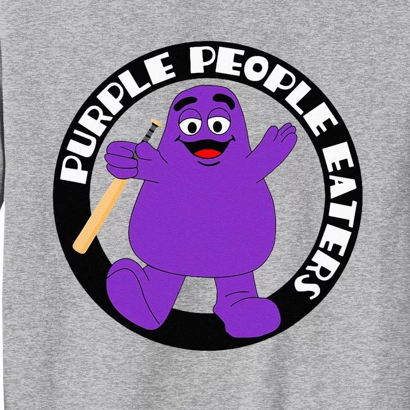 Purple People Eaters Softball Team Denver Church Merch Tall Sweatshirt