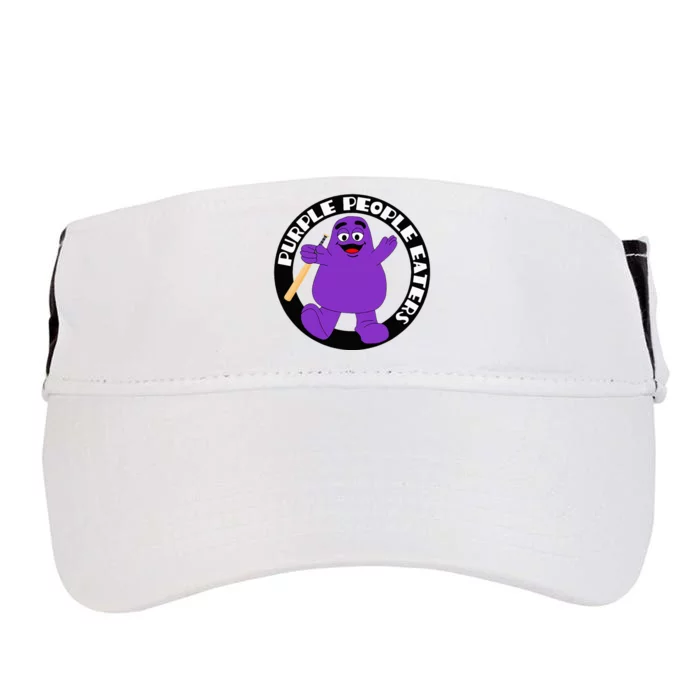 Purple People Eaters Softball Team Denver Church Merch Adult Drive Performance Visor