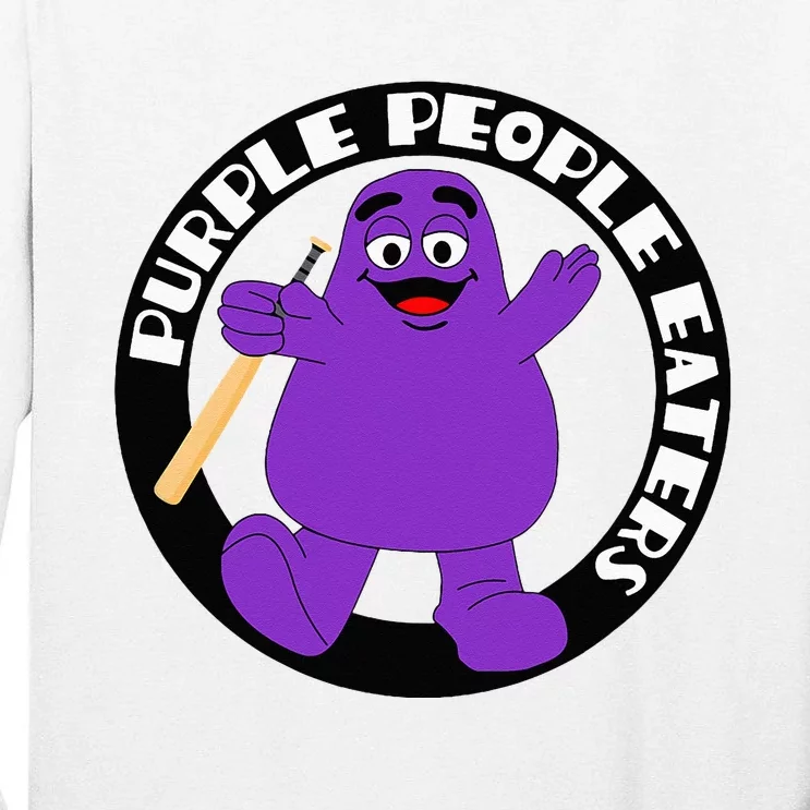 Purple People Eaters Softball Team Denver Church Merch Tall Long Sleeve T-Shirt