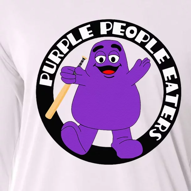 Purple People Eaters Softball Team Denver Church Merch Cooling Performance Long Sleeve Crew