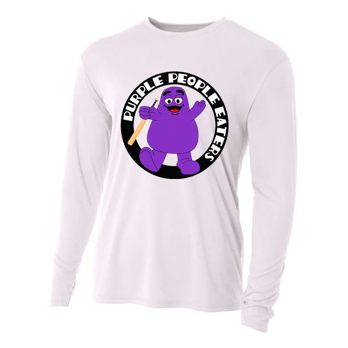 Purple People Eaters Softball Team Denver Church Merch Cooling Performance Long Sleeve Crew