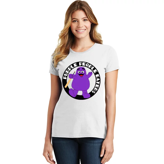 Purple People Eaters Softball Team Denver Church Merch Women's T-Shirt