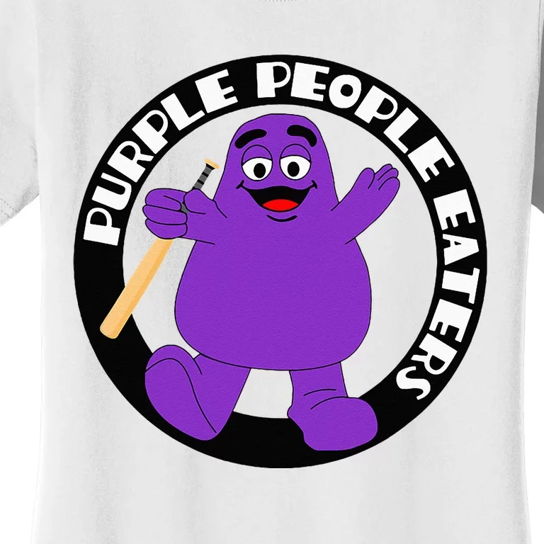 Purple People Eaters Softball Team Denver Church Merch Women's T-Shirt