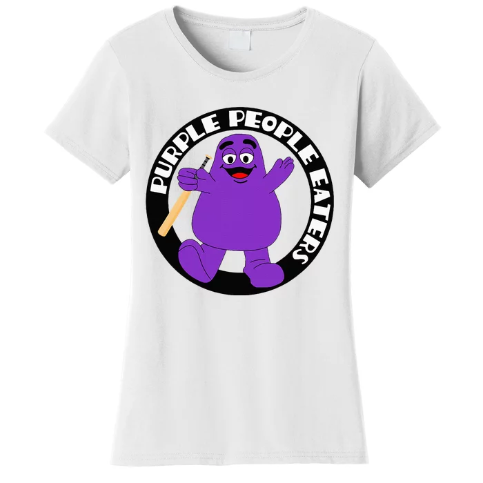 Purple People Eaters Softball Team Denver Church Merch Women's T-Shirt