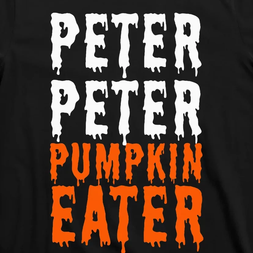 Peter Pumpkin Eater Halloween Costume Couple T-Shirt