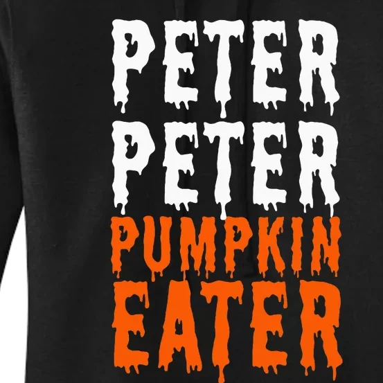 Peter Pumpkin Eater Halloween Costume Couple Women's Pullover Hoodie