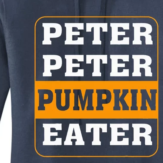 Peter Pumpkin Eater Halloween Costume Couple Women's Pullover Hoodie