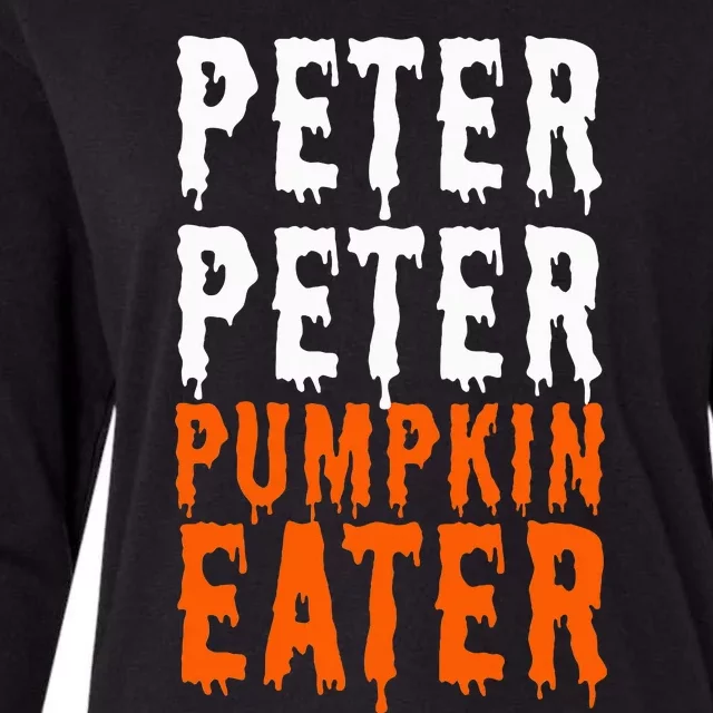 Peter Pumpkin Eater Halloween Costume Couple Womens Cotton Relaxed Long Sleeve T-Shirt