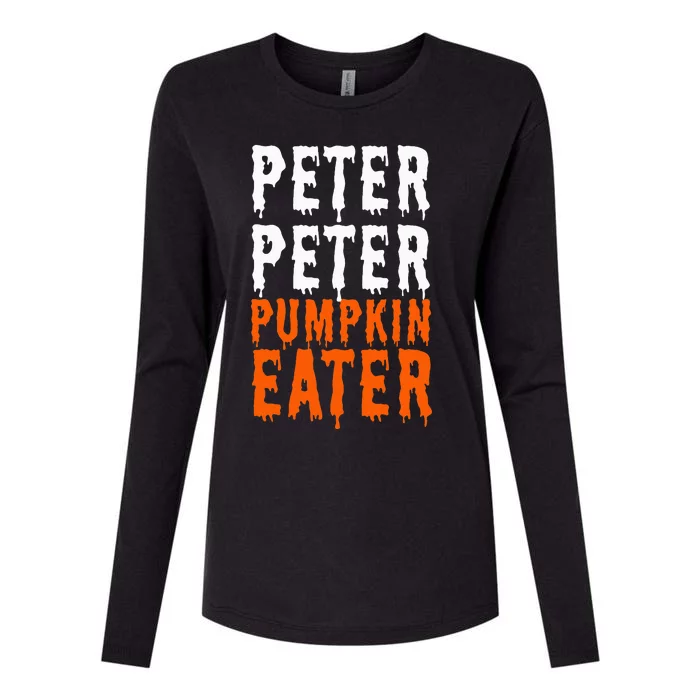 Peter Pumpkin Eater Halloween Costume Couple Womens Cotton Relaxed Long Sleeve T-Shirt