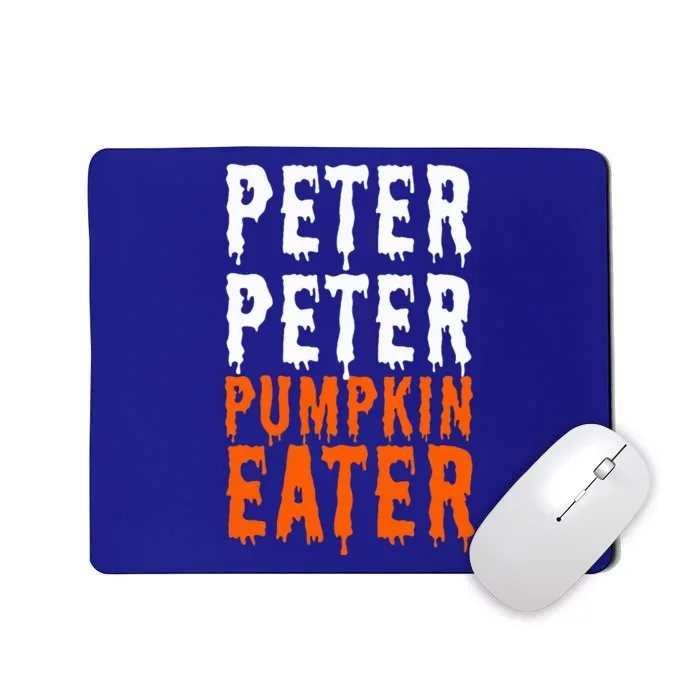 Peter Pumpkin Eater Halloween Costume Couple Mousepad