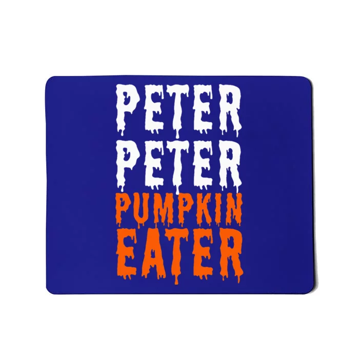 Peter Pumpkin Eater Halloween Costume Couple Mousepad