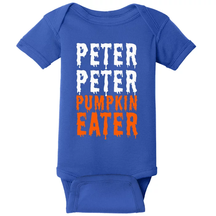 Peter Pumpkin Eater Halloween Costume Couple Baby Bodysuit