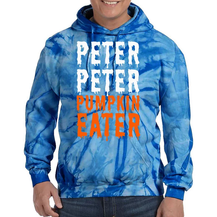 Peter Pumpkin Eater Halloween Costume Couple Tie Dye Hoodie