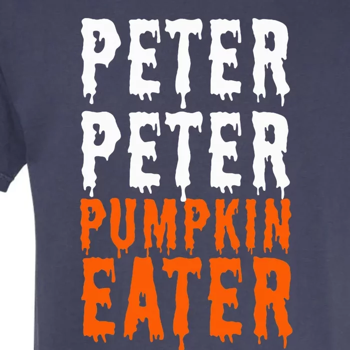 Peter Pumpkin Eater Halloween Costume Couple Garment-Dyed Heavyweight T-Shirt