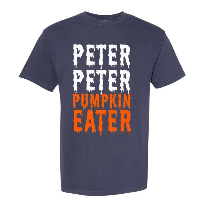 Peter Pumpkin Eater Halloween Costume Couple Garment-Dyed Heavyweight T-Shirt