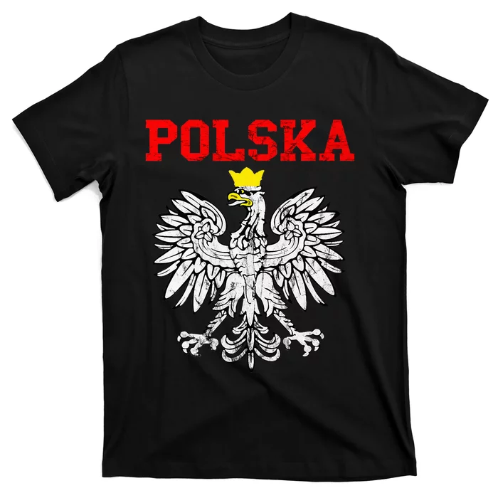 Polska Poland Eagle Poland Heritage Polish Pride Roots T-Shirt