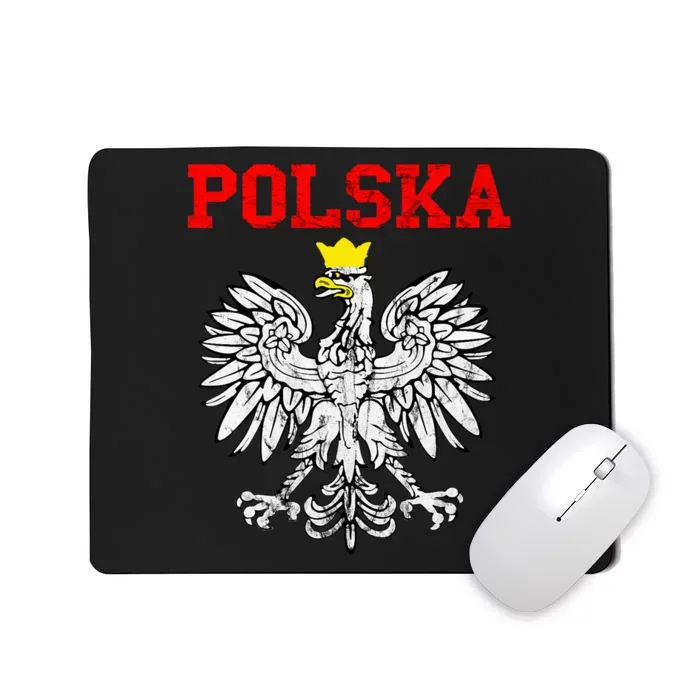 Polska Poland Eagle Poland Heritage Polish Pride Roots Mousepad