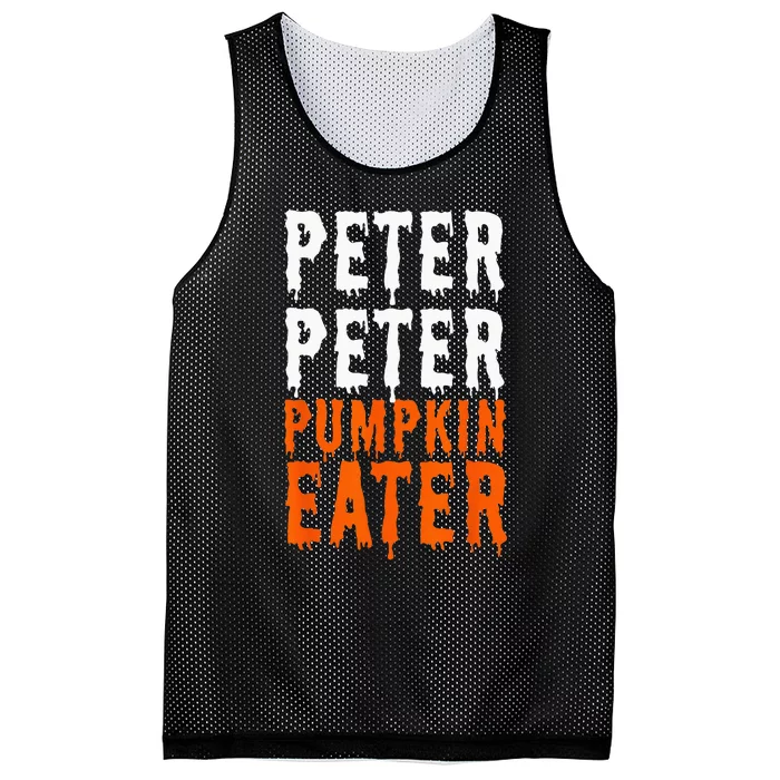 Peter Pumpkin Eater Halloween Costume Couple Men Mesh Reversible Basketball Jersey Tank