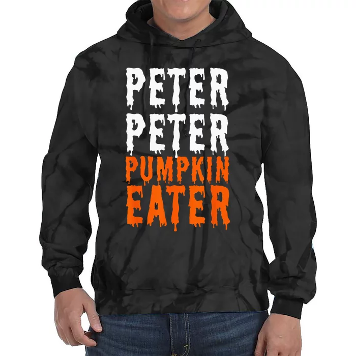 Peter Pumpkin Eater Halloween Costume Couple Men Tie Dye Hoodie