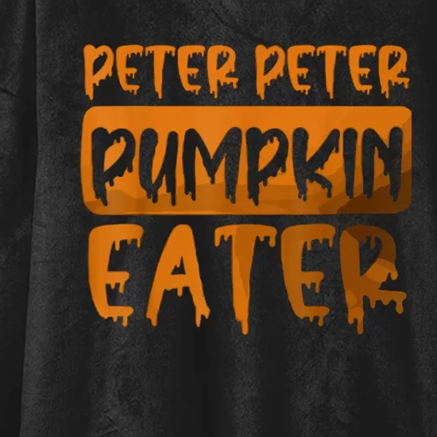 Peter Pumpkin Eater Halloween Costume Hooded Wearable Blanket