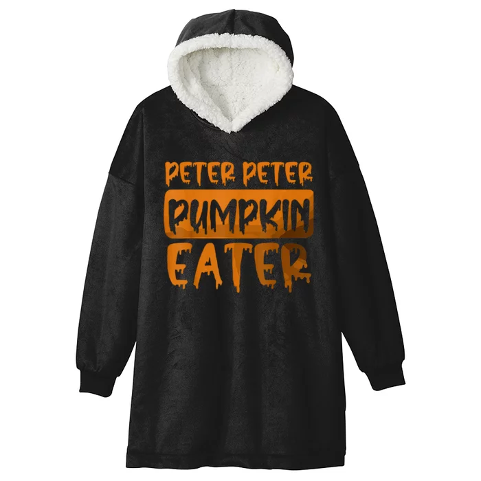 Peter Pumpkin Eater Halloween Costume Hooded Wearable Blanket