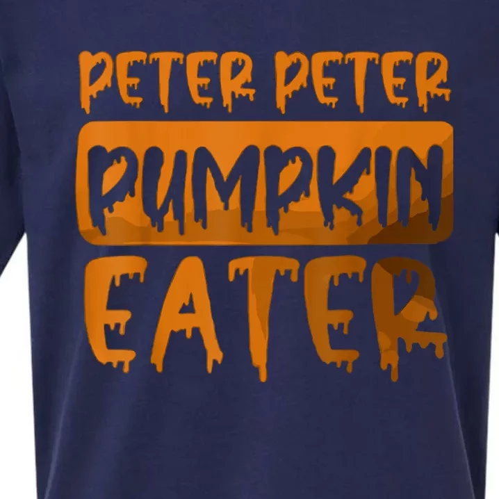 Peter Pumpkin Eater Halloween Costume Sueded Cloud Jersey T-Shirt