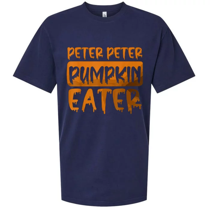 Peter Pumpkin Eater Halloween Costume Sueded Cloud Jersey T-Shirt