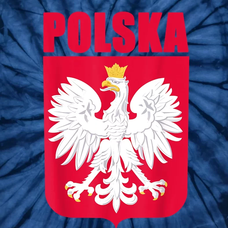 Polska Poland Eagle Polish Soccer Team Flag Jersey Fans Tie-Dye T-Shirt