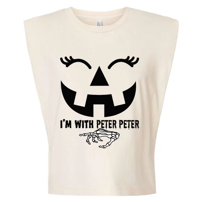 Peter Pumpkin Eater Wife Halloween Couple Costume Garment-Dyed Women's Muscle Tee