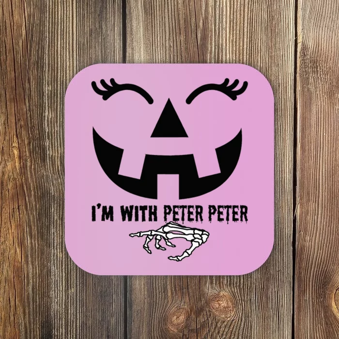 Peter Pumpkin Eater Wife Halloween Couple Costume Coaster