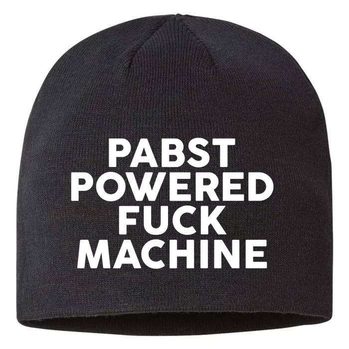 Pabst Powered Fck Machine 8 1/2in Sustainable Knit Beanie