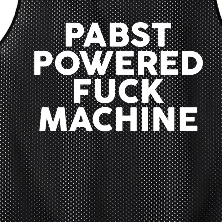 Pabst Powered Fck Machine Mesh Reversible Basketball Jersey Tank