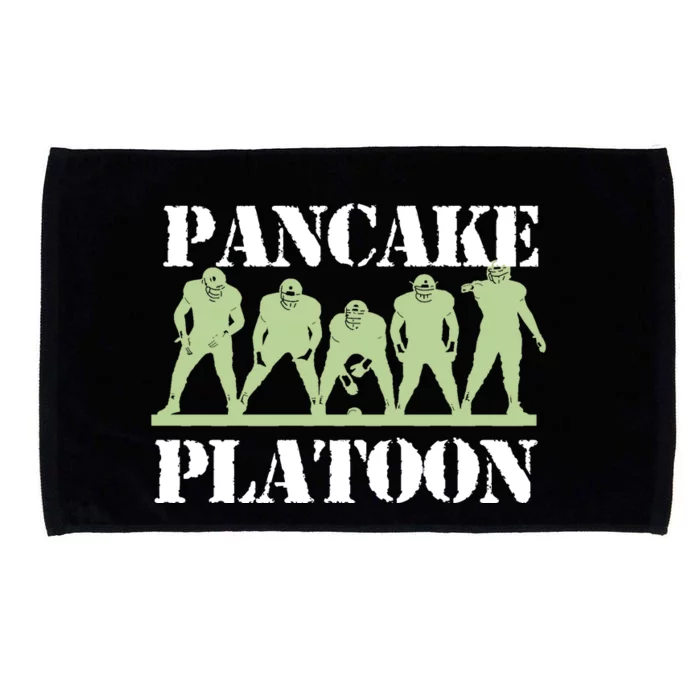 Pancake Platoon Funny Offensive Line Football Ogiftline Gift Microfiber Hand Towel