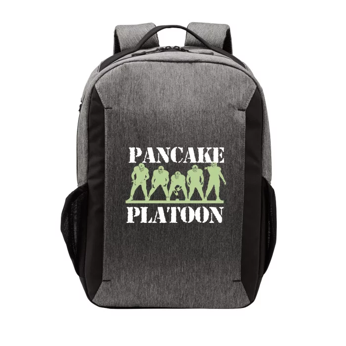 Pancake Platoon Funny Offensive Line Football Ogiftline Gift Vector Backpack