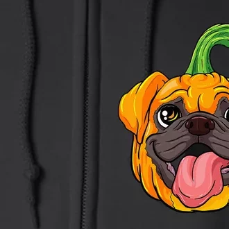 Pugkin Pupkin Festive Fall Dog Costume Full Zip Hoodie