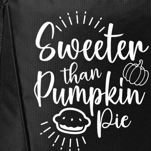 Pumkin Pie For Halloween Thanksgiving Christmas Pie Lover Cool Gift City Backpack