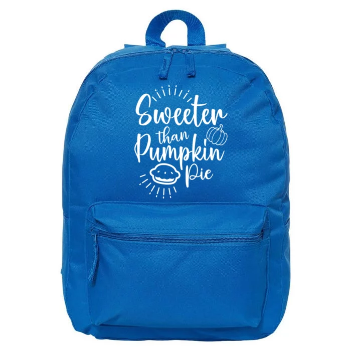 Pumkin Pie For Halloween Thanksgiving Christmas Pie Lover Cool Gift 16 in Basic Backpack