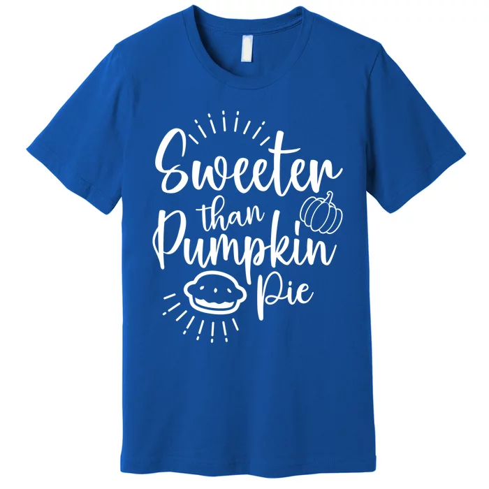 Pumkin Pie For Halloween Thanksgiving Christmas Pie Lover Cool Gift Premium T-Shirt