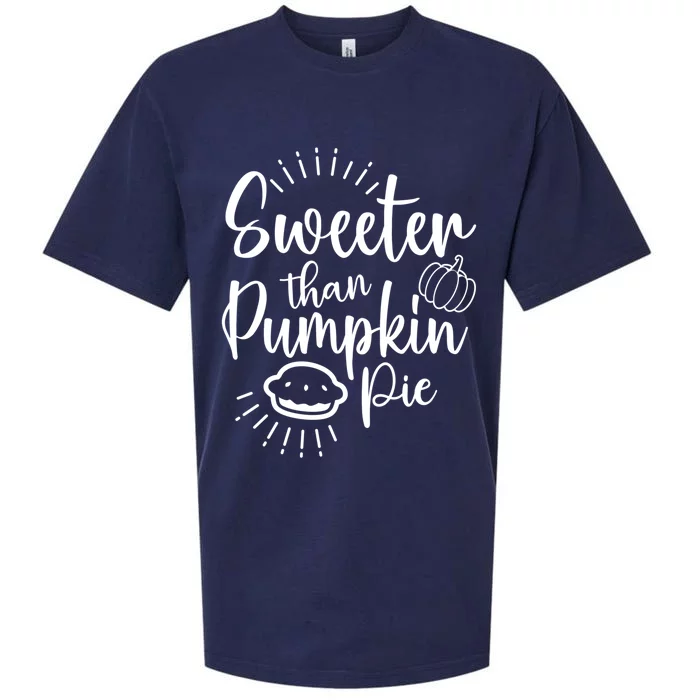 Pumkin Pie For Halloween Thanksgiving Christmas Pie Lover Cool Gift Sueded Cloud Jersey T-Shirt