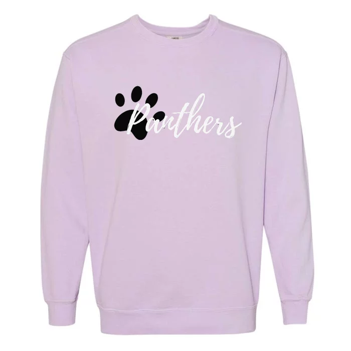 Panther Pride For Sports Fan School Spirit Garment-Dyed Sweatshirt