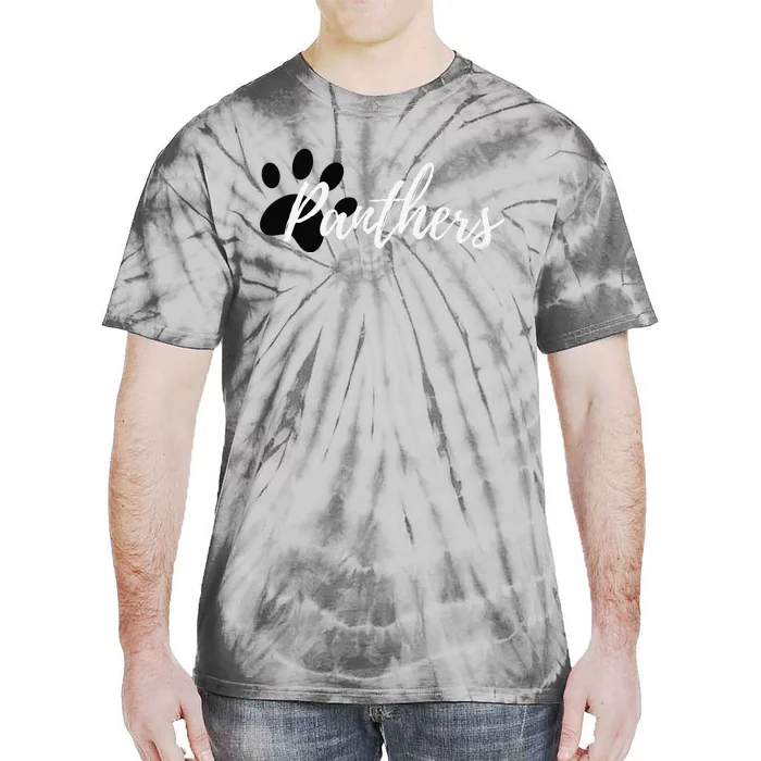 Panther Pride For Sports Fan School Spirit Tie-Dye T-Shirt