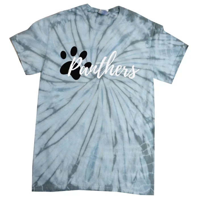 Panther Pride For Sports Fan School Spirit Tie-Dye T-Shirt