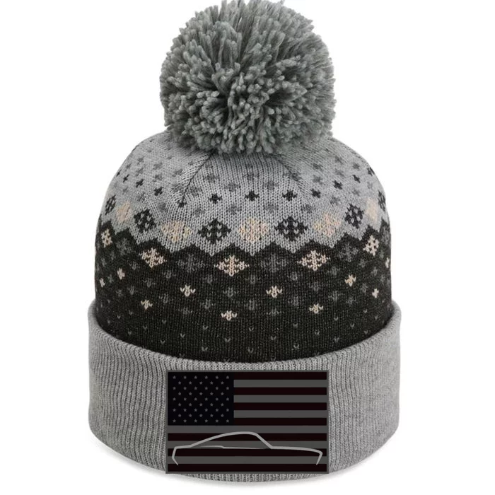 Patriot Pony Fastback 2 The Baniff Cuffed Pom Beanie