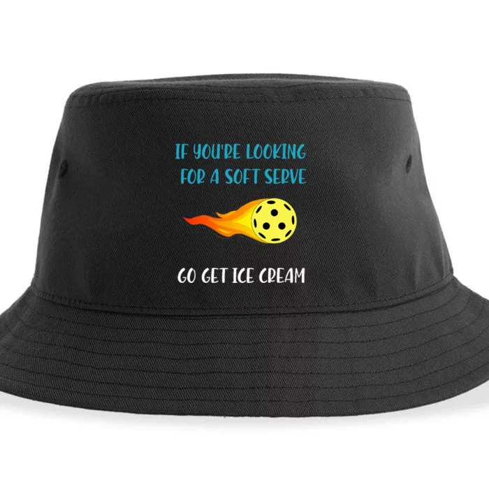 Pickelball Pun Funny Gift For Pickleball Lovers & Players Sustainable Bucket Hat