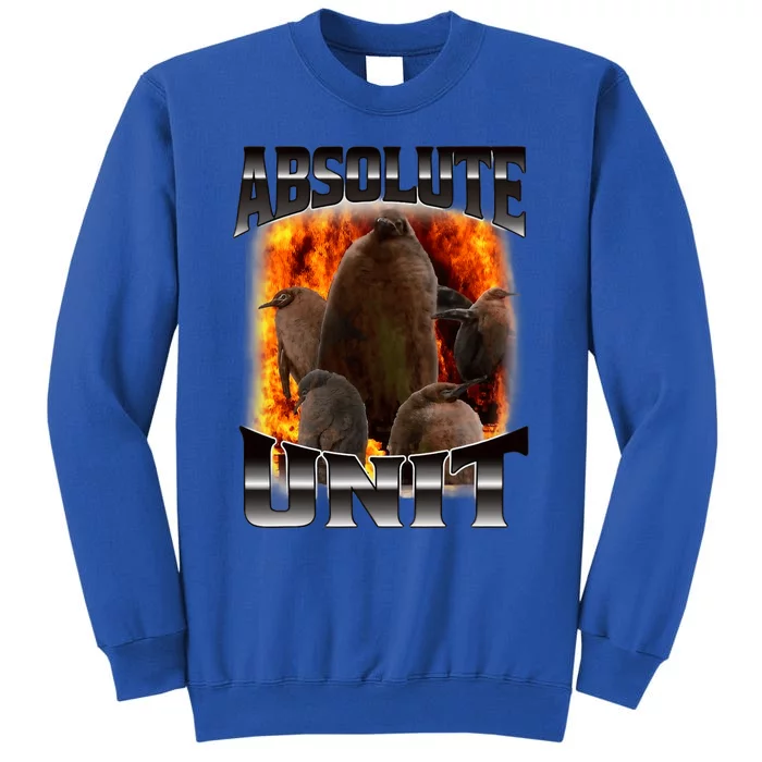 Pesto Penguin Funny Absolute Unit Bootleg Rap Fire Tall Sweatshirt