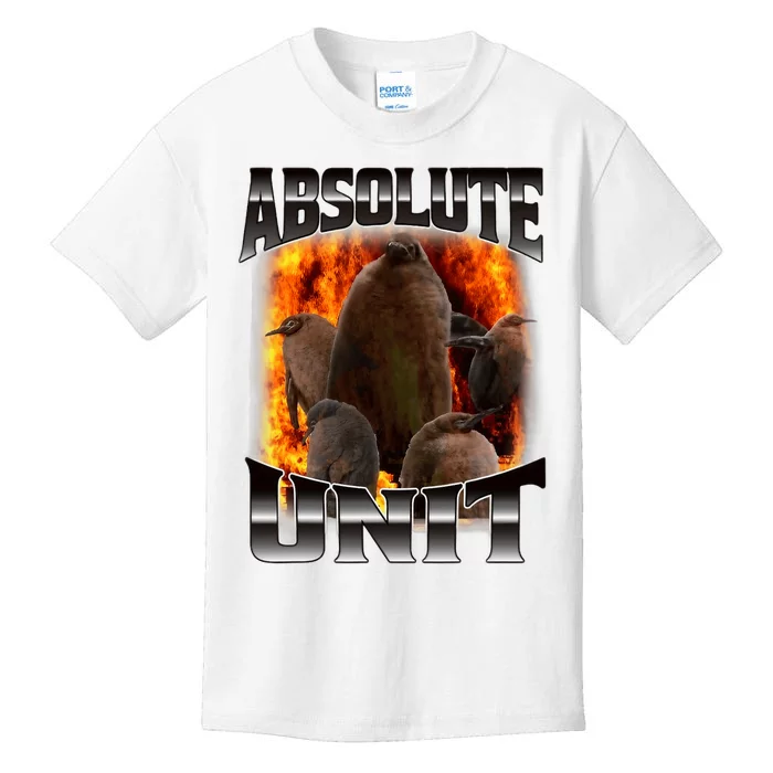 Pesto Penguin Funny Absolute Unit Bootleg Rap Fire Kids T-Shirt